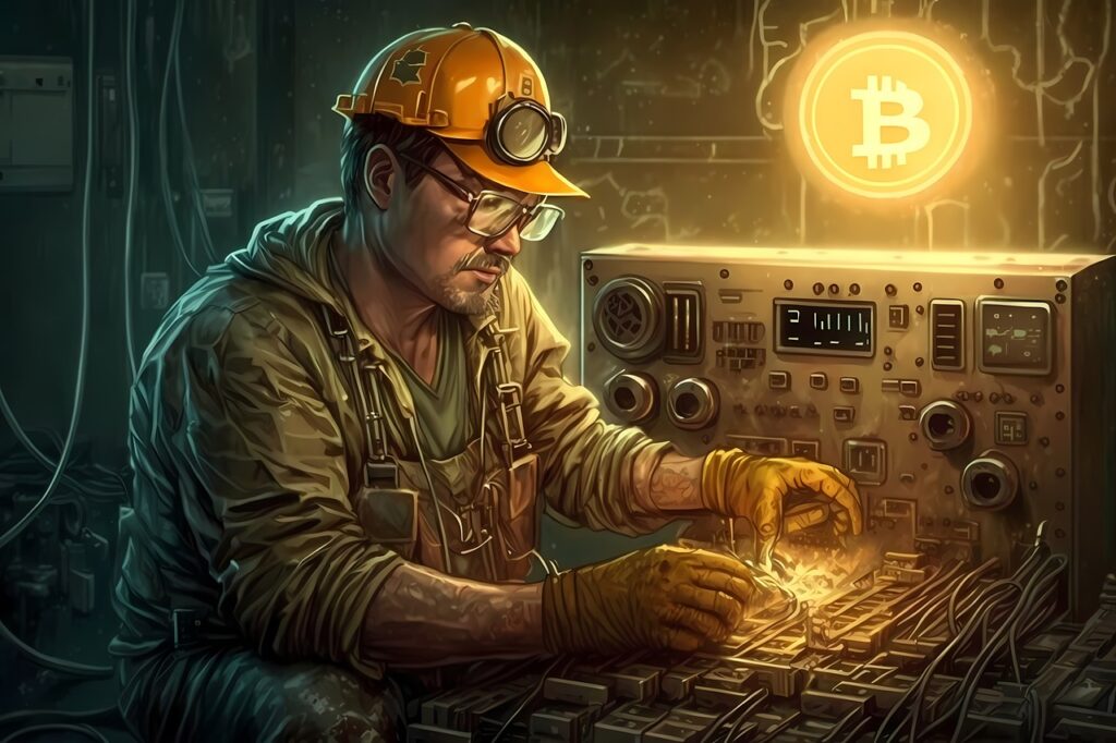 W co inwestować,bitcoin, miner, technician
